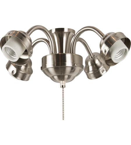 Craftmade F425-BN-LED Universal LED Brushed Satin Nickel Fan Light Fitter, Shades Sold Separately