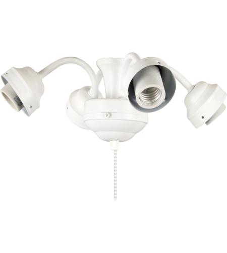 Craftmade F425-W-LED Universal LED White Fan Light Fitter, Shades Sold Separately