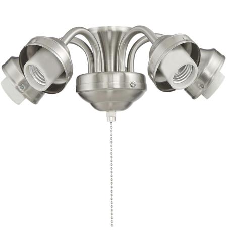 Craftmade F525-BN-LED Universal LED Brushed Satin Nickel Fan Light Fitter, Shades Sold Separately