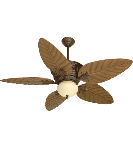 Craftmade K10241 Pavilion 54 Inch Aged Bronze Textured With Light Oak Blades Outdoor Ceiling Fan Kit In Tropic Isle Outdoor Light Oak