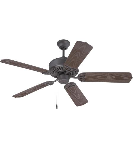 Patio 52 Inch Brown Outdoor Ceiling Fan Kit In Light Kit Sold Separately Outdoor Standard Brown