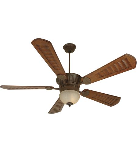 Craftmade K10515 Dc Epic 70 Inch Aged Bronze Textured With Scalloped Walnut Blades Ceiling Fan Kit In Tea Stained Glass Custom Carved Scalloped
