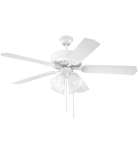 Pro Builder 203 52 Inch White Ceiling Fan Kit In Contractor White