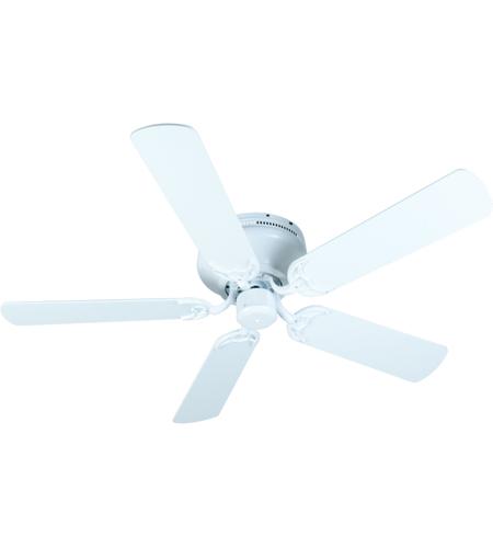 White Ceiling Fan Kit In Light, 52 Inch Flush Mount Ceiling Fan