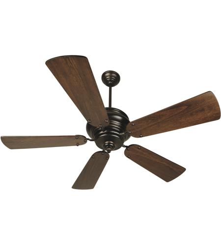 Craftmade K10772 Townsend 54 inch Oiled Bronze with Distressed Walnut Blades Ceiling Fan Kit in Light Kit Sold Separately, Premier Distressed Walnut