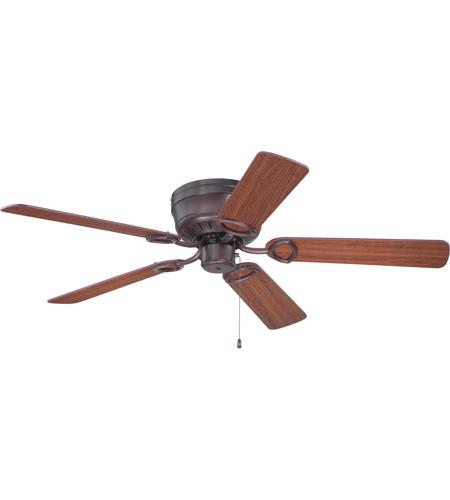 Pro Universal 52 Inch Oiled Bronze With Cherry Blades Hugger Ceiling Fan Kit In Light Kit Sold Separately Plus Cherry Rosewood