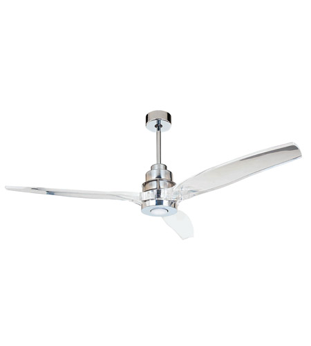Clear Acrylic Blades Ceiling Fan Kit, Clear Lucite Ceiling Fans