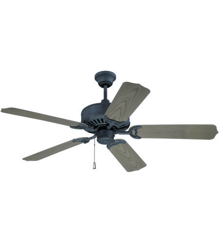 Porch 52 Inch Oiled Bronze With Weathered Pine Blades Outdoor Ceiling Fan Kit In 52