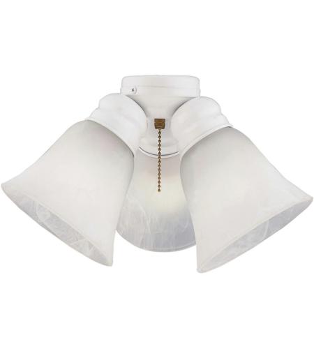 Craftmade LK3C635A-W Universal 3 Light Incandescent White Fan Light Kit 