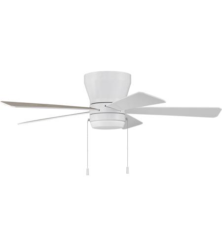 Craftmade Mer52w5 Merit 52 Inch White, Roanoke 48 In White Ceiling Fan Replacement Glass
