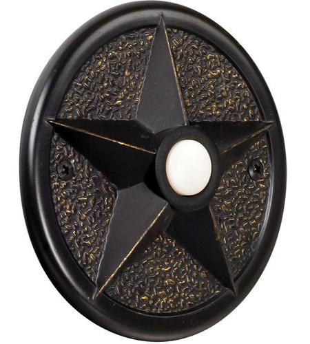 Craftmade PB3036-AZ Star Antique Bronze Push Button