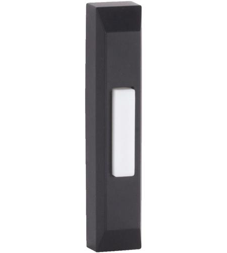Craftmade PB5004-FB Thin Rectangle Profile Flat Black Push Button
