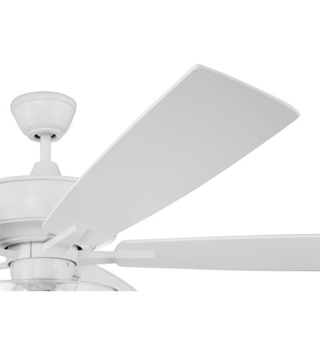 Craftmade S101W5-60WWOK Super Pro 101 60 inch White with White/Washed Oak Blades Contractor Ceiling Fan S101W5-60WWOK_501.jpg