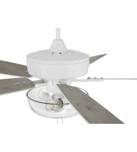 Craftmade S101W5-60WWOK Super Pro 101 60 inch White with White/Washed Oak Blades Contractor Ceiling Fan S101W5-60WWOK_502.jpg