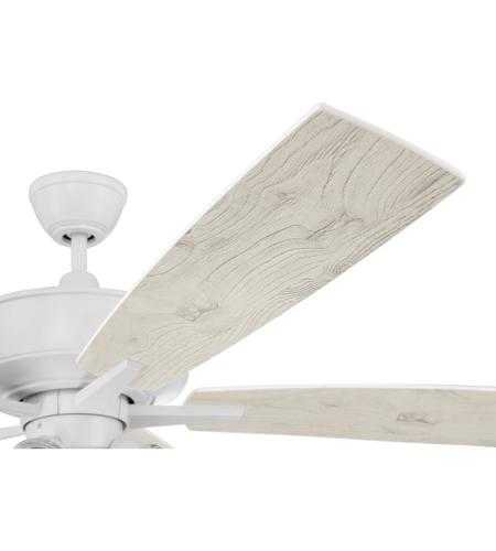 Craftmade S104W5-60WWOK Super Pro 104 60 inch White with White/Washed Oak Blades Contractor Ceiling Fan S104W5-60WWOK_501.jpg