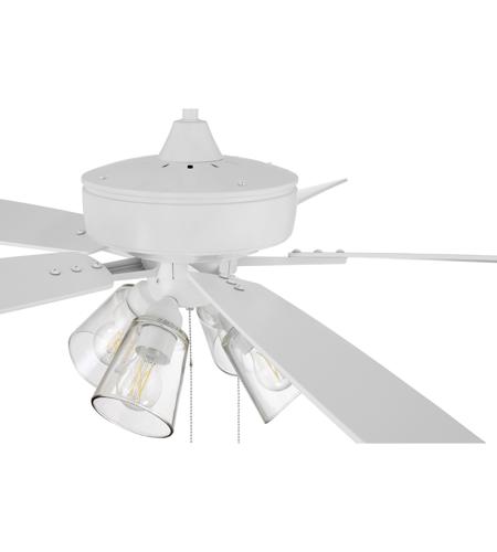 Craftmade S104W5-60WWOK Super Pro 104 60 inch White with White/Washed Oak Blades Contractor Ceiling Fan S104W5-60WWOK_502.jpg