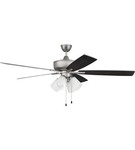 Craftmade S114BN5-60BNGW Super Pro 114 60 inch Brushed Satin Nickel with Brushed Nickel/Greywood Blades Contractor Ceiling Fan S114BN5-60BNGW_200.jpg