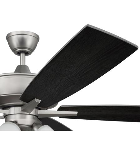 Craftmade S114BN5-60BNGW Super Pro 114 60 inch Brushed Satin Nickel with Brushed Nickel/Greywood Blades Contractor Ceiling Fan S114BN5-60BNGW_501.jpg
