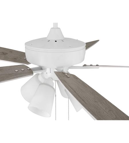 Craftmade S114W5-60WWOK Super Pro 114 60 inch White with White/Washed Oak Blades Contractor Ceiling Fan S114W5-60WWOK_502.jpg
