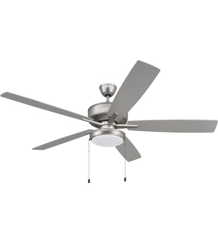 Craftmade S119BN5-60BNGW Super Pro 119 60 inch Brushed Satin Nickel with Brushed Nickel/Greywood Blades Contractor Ceiling Fan, Pan S119BN5-60BNGW_900.jpg