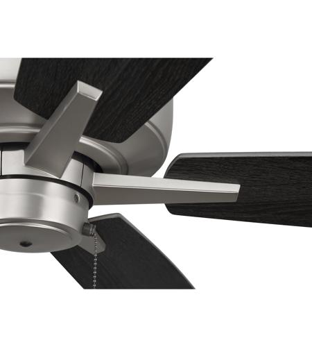 Craftmade S60BN5-60BNGW Super Pro 60 inch Brushed Satin Nickel with Brushed Nickel/Greywood Blades Contractor Ceiling Fan S60BN5-60BNGW_500.jpg