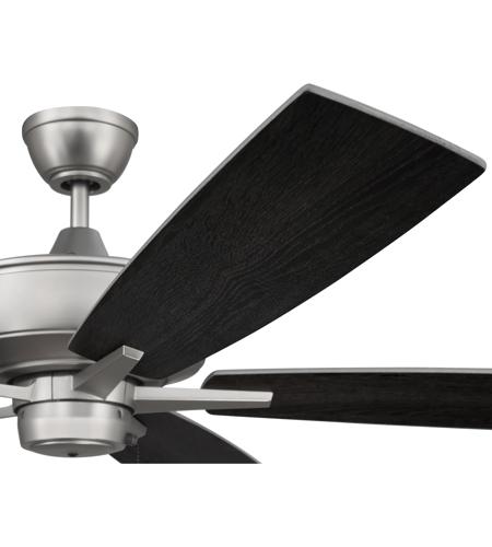 Craftmade S60BN5-60BNGW Super Pro 60 inch Brushed Satin Nickel with Brushed Nickel/Greywood Blades Contractor Ceiling Fan S60BN5-60BNGW_501.jpg