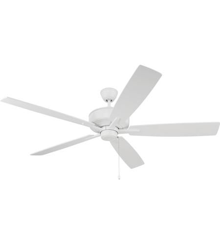 Craftmade S60W5-60WWOK Super Pro 60 inch White with White/Washed Oak Blades Contractor Ceiling Fan S60W5-50WWOK_900.jpg