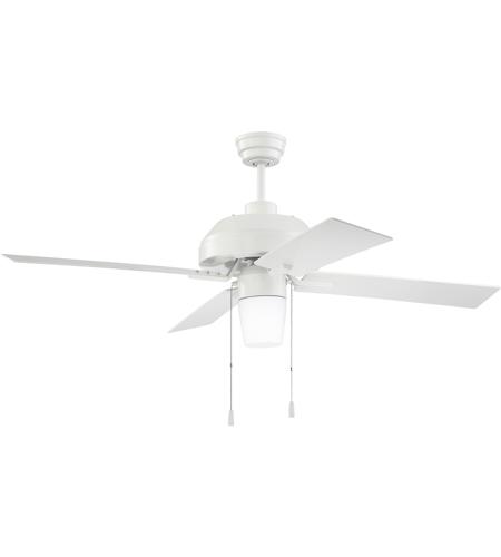 Craftmade SB52W4 South Beach 52 inch White Indoor/Outdoor Ceiling Fan