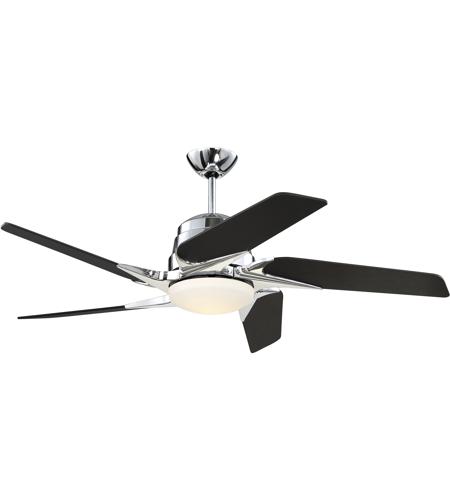 Craftmade SOE54CH5 Solo Encore 54 inch Chrome with Carbon Fiber Blades Ceiling Fan 