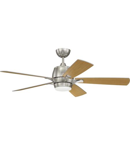 Craftmade STE52BNK5-UCI Stellar 52 inch Brushed Polished Nickel with Brushed Nickel/Maple Blades Ceiling Fan STE52BNK5-UCI_1.jpg