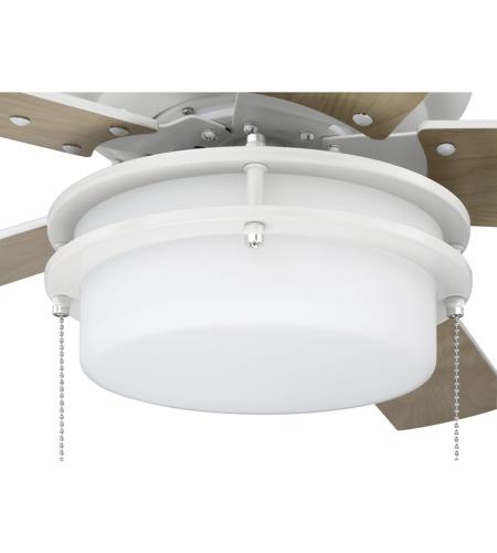 Craftmade STO52W5 Stonegate 52 inch White with White/Ash Blades Ceiling Fan STO52W5_400.jpg