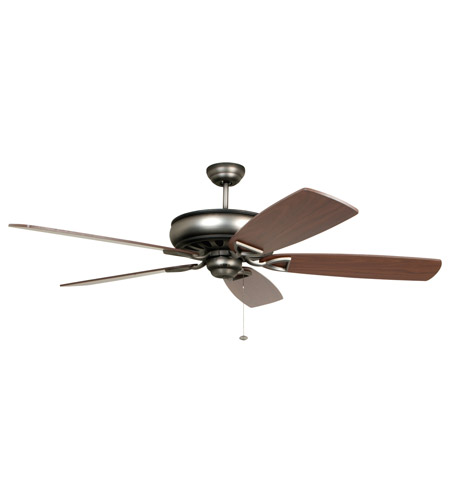 Craftmade SUA62AND5 Supreme Air 62 inch Dark Antique Nickel with Teak and Birch Blades Indoor/Outdoor Ceiling Fan