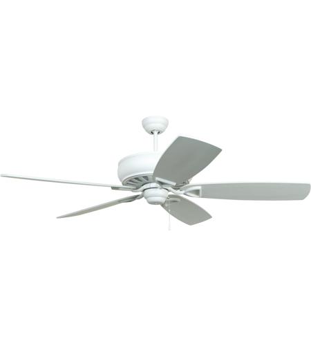 Supreme Air 62 Inch White With Matte White And White Washed Blades Ceiling Fan