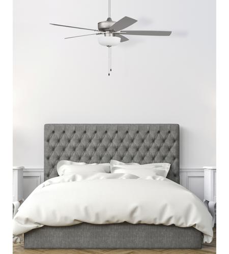 Craftmade S111BNK5-60DWGWN Super Pro 111 60 inch Brushed Polished Nickel with Driftwood/Grey Walnut Blades Contractor Ceiling Fan SuperPro_111.jpg