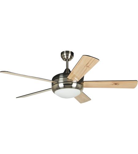 Craftmade TIT52SCH5LKRCI Titan 52 inch Satin Chrome with Reversible Glossy Black and White Pine Blades Ceiling Fan TIT52SCH5LKRCI_white_pine.jpg