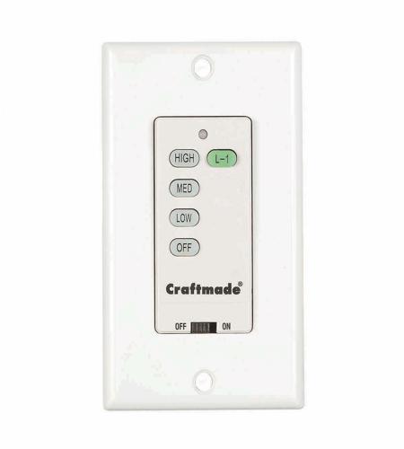 Craftmade UCI-WALL Universal Intelligent White Wall Control Only, For UCI-2000-2 