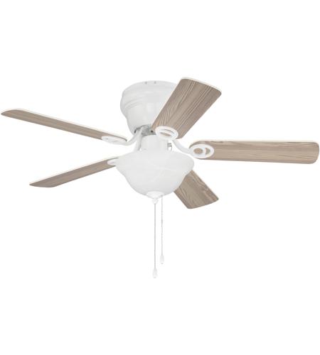 Craftmade WC42WW5C1 Wyman 42 inch White with White/White Washed Blades Ceiling Fan