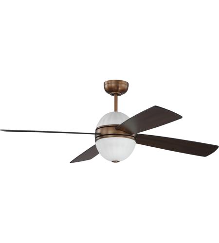 Craftmade WSL52BCP4 Winslet 52 inch Brushed Copper with Reversible Dark Cedar and Chestnut Blades Ceiling Fan WSL52BCP4_2.jpg