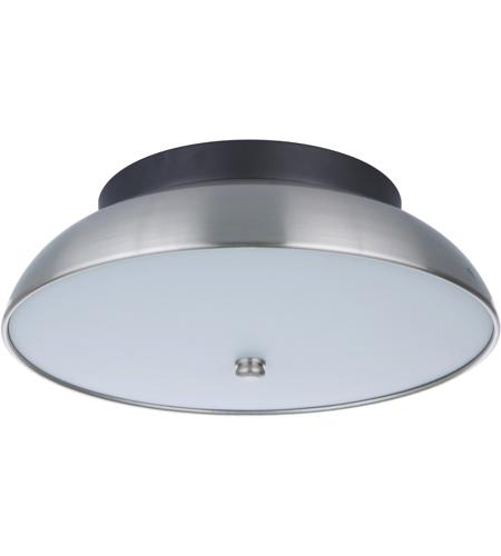 Craftmade X6811-FBBNK-LED Soul LED 11 inch Flat Black / Brushed Polished Nickel Flushmount Ceiling Light