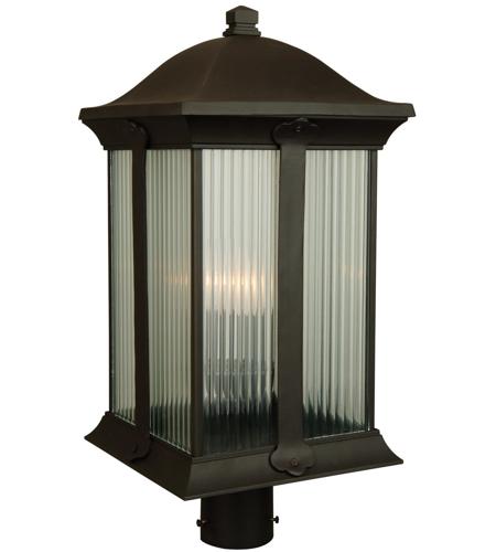 Craftmade Z4125-OBO Summit 3 Light 21 inch Oiled Bronze Outdoor Post Light, Large