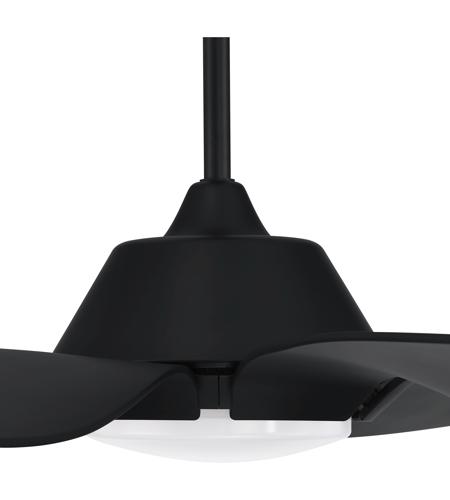 Craftmade ZOM66FB6 Zoom 66 inch Flat Black with Flat Black/Flat Black Blades Ceiling Fan ZOM66FB6_400.jpg