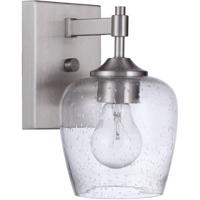Craftmade 12406BNK1 Stellen 1 Light 6 inch Brushed Polished Nickel Wall Sconce Wall Light thumb