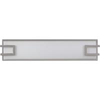 Craftmade 13920PLN-LED Soho LED 20 inch Polished Nickel ADA Wall Sconce Wall Light in White Frosted Glass photo thumbnail