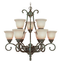 Craftmade 22429-ET Sutherland 9 Light 31 inch English Toffee Chandelier Ceiling Light photo thumbnail