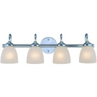 Craftmade 26104-CH Spencer 4 Light 28 inch Chrome Vanity Light Wall Light in Frosted 26104-CH_300.jpg thumb