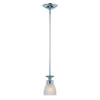 Craftmade 26121-CH Spencer 1 Light 10 inch Chrome Mini Pendant Ceiling Light in Frosted 26121-CH-1.jpg thumb