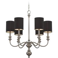 Craftmade 28526-AN Willow Park 6 Light 26 inch Antique Nickel Chandelier Ceiling Light in Black Shade 28526-AN_200.jpg thumb