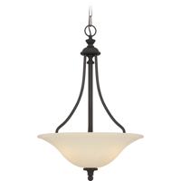 Craftmade 28543-GB Willow Park 3 Light 18 inch Gothic Bronze Inverted Pendant Ceiling Light in Golden Bronze 28543-GB_100.jpg thumb