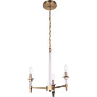 Craftmade 53223-SB Tarryn 3 Light 20 inch Satin Brass Chandelier Ceiling Light thumb