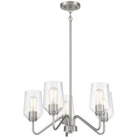 Craftmade 56125-BNK Shayna 5 Light 23 inch Brushed Polished Nickel Chandelier Ceiling Light thumb